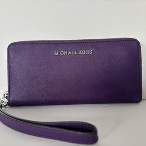 Michael Kors Violet Wristlet Clutch